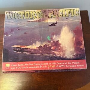 Vintage 1977 Avalon Hill Victory in the Pacific WWII Board Game — Used